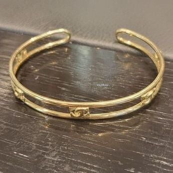 Cartier CC Vintage 18k Gold Cuff Bracelet — bracelets