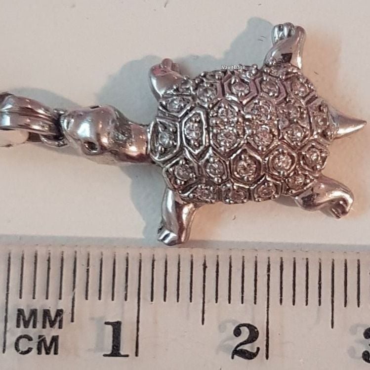 Schildkröten Anhänger Silber Zirkonias — necklaces