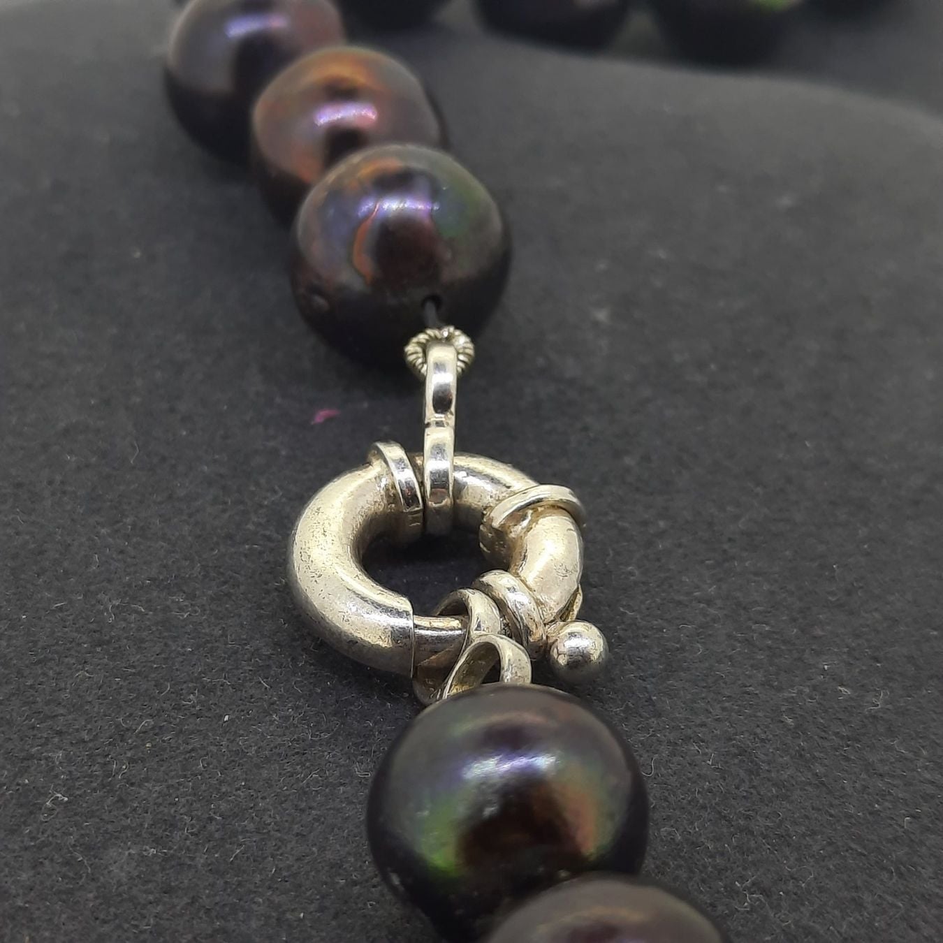 Edle Perlenkette aus Süsswasser Zuchtperlen — necklaces